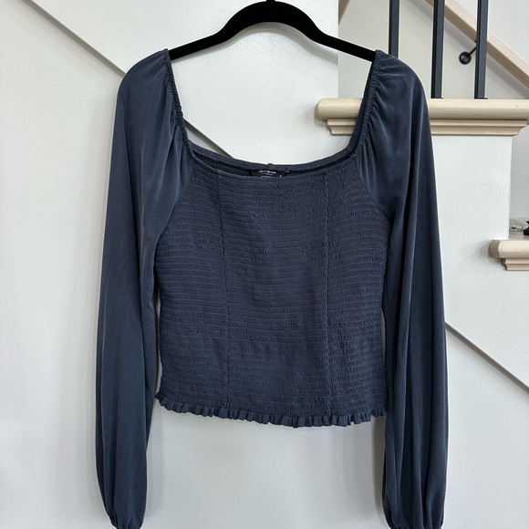 Lucky Brand Smocked Top - Picture 1 of 5
